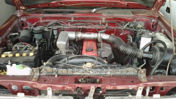 นิสสันบิ๊กเอ็ม 2.7 ฝาแดง ปี2540 พวงมาลัยเพาเวร์