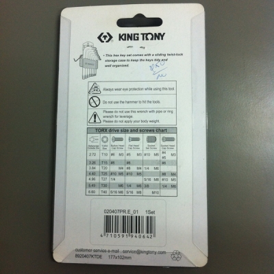 ประแจดาว kingtony No.20407PR ประแจดาว kingtony No.20407PR