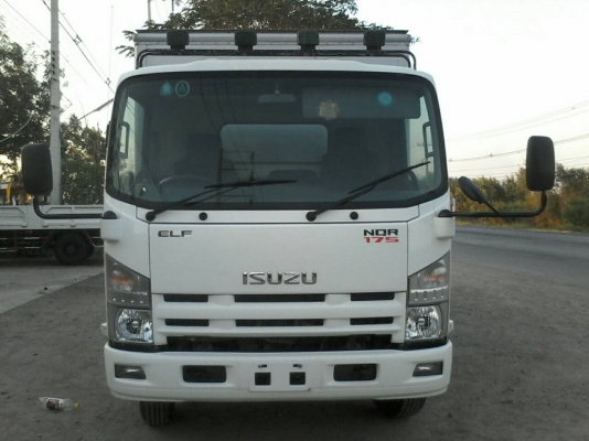 ขายISUZU NQR175หน้าตึกยูโร3จดปี56ไมล์น้อยตู้แห้งยาว5.50เมตร