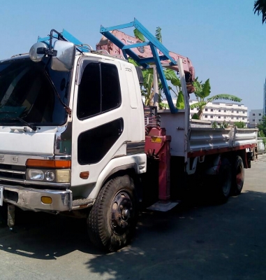 สิบล้อ สิบล้อ1เพา มิตซู FN517M 6D16-195แรง เครน UNiC 4.5ตัน ช่วงยาว6.20ม สภาพดีสวยๆพร้อมใช้ ทุกแจ้งเข้าเล่มแล้ว ทะเบียนพร้อมโอน