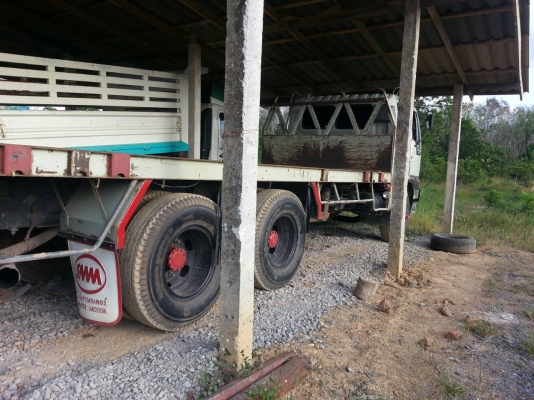 HINO FL3H  18 ล้อ พ่วงกระบะเปลือย