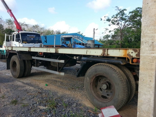 HINO FL3H  18 ล้อ พ่วงกระบะเปลือย