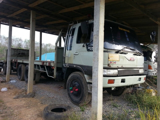 HINO FL3H  18 ล้อ พ่วงกระบะเปลือย