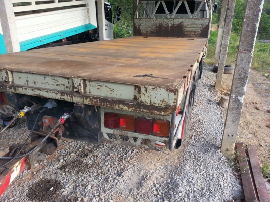 HINO FL3H  18 ล้อ พ่วงกระบะเปลือย