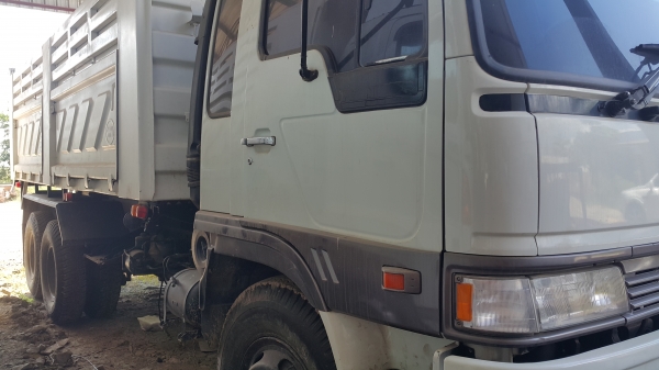 Hino fm3m หัวเปลี่ยน เครื่องเดิม กระบะดั้มใหม่