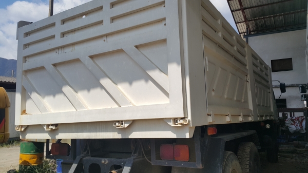 Hino fm3m หัวเปลี่ยน เครื่องเดิม กระบะดั้มใหม่