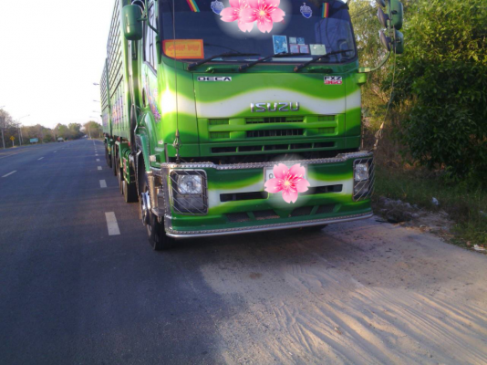 ขายรถบรรทุก 22 ล้อ พ่วงแม่ลูก-ดั๊มพ์ ยี่ห้อ ISUZU DEGA FXZ 360 แรงม้า ปี 2556  ( การันตีรถสวยจริงๆ  เจ้าของขายเอง )