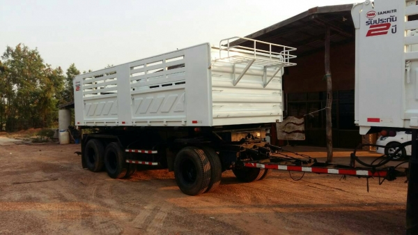 ขายด่วน,,รถสิบล้อดั้ม,พ่วง แม่ลูก 3 คานแท้ๆ,,สวยๆๆ,, isuzu360 fxz ปี 2557  กระบะสามมิตร
