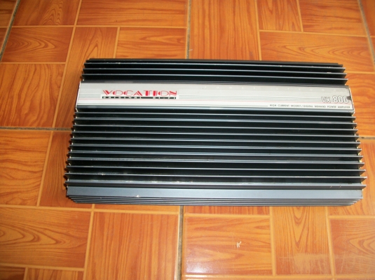 ขายแอมป์ Vocation VX800 2Ch คุณภาพดี เสียงดี นุ่มใส ใช้งานได้ปกติ