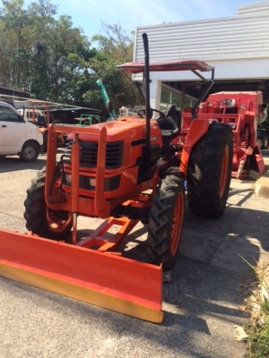 KUBOTA M5000 อุปกรณ์ ผานไถ+ใบดัน
