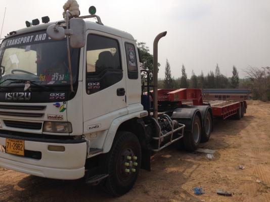 ขายรถ 10 ล้อ / ISUZUเดก้า 270 หัวลาก + หางโลเบต ( หางพนัส )