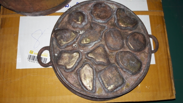 ขายเตาทำขนมงานเก่าทำจากทองเหลืองทั้งตัว