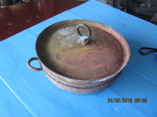 ขายเตาทำขนมงานเก่าทำจากทองเหลืองทั้งตัว