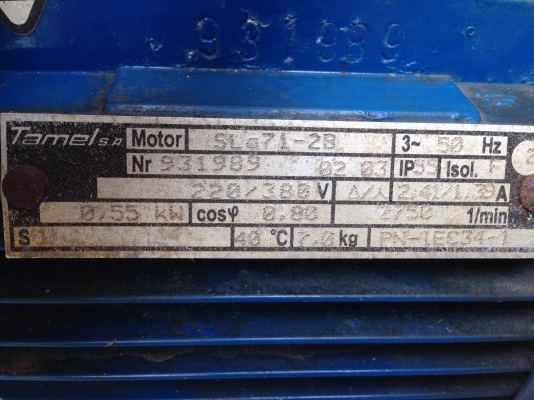 ขายปั้มน้ำหอยโข่งหัวปั้มสแตนเลส ใช้ในอุตสาหกรรมอาหาร ขนาด 3/4HP. 380V สภาพสวย พร้อมใช้งาน ขายปั้มน้ำหอยโข่งหัวปั้มสแตนเลส ใช้ในอุตสาหกรรมอาหาร ขนาด 3/4HP. 380V สภาพสวย พร้อมใช้งาน