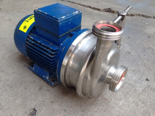 ขายปั้มน้ำหอยโข่งหัวปั้มสแตนเลส ใช้ในอุตสาหกรรมอาหาร ขนาด 3/4HP. 380V สภาพสวย พร้อมใช้งาน ขายปั้มน้ำหอยโข่งหัวปั้มสแตนเลส ใช้ในอุตสาหกรรมอาหาร ขนาด 3/4HP. 380V สภาพสวย พร้อมใช้งาน