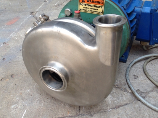 ขายปั้มน้ำหอยโข่งหัวปั้มสแตนเลส ใช้ในอุตสาหกรรมอาหาร ขนาด 5HP. 380V สภาพสวย พร้อมใช้งาน ขายปั้มน้ำหอยโข่งหัวปั้มสแตนเลส ใช้ในอุตสาหกรรมอาหาร ขนาด 5HP. 380V สภาพสวย พร้อมใช้งาน