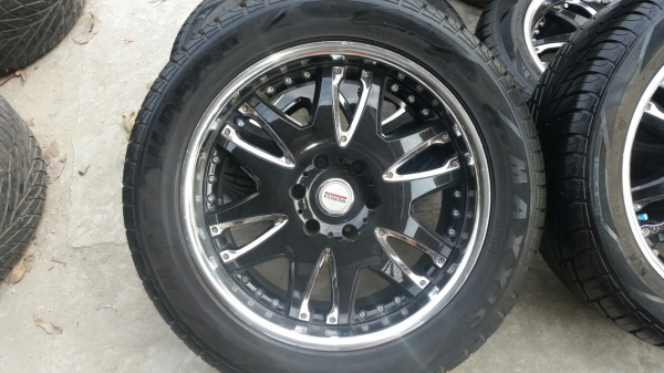 แม็กพร้อมยางขอบ20 แม็กพร้อมยางขอบ20