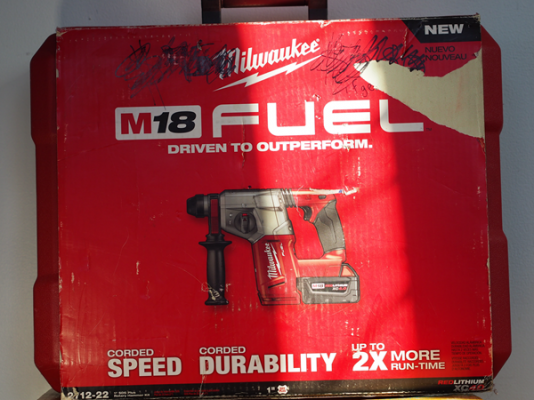 สว่านโรตารี่ไร้สาย3ระบบ ไร้แปรงถ่าน MILWAUKEE 2712-22 SDS 18โวลท์