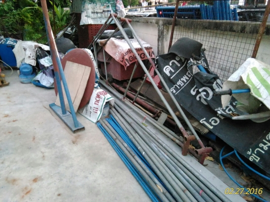 ขายเต็นท์ผ้าใบมือสอง 6 เสา ขนาด 4x8 เมตร ราคาถูก