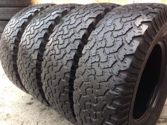 ยาง BF-Goodrich 265-75-16 ปี 10 2เส้น ปี 09 2เส้น ครบชุด 4 เส้น 3000 เอาไปวิ่งเข้าไร่เข้าสวนกันใด้อีกยาวค่ะ