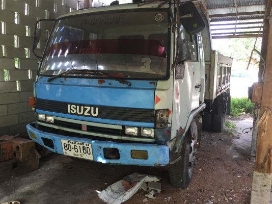 6ล้อดั้ม..145แรง ISUZU FSR11F-3900650 เครื่อง6BD1..รถห้างแท้ เดิมๆ พร้อมเล่มทะเบียน.