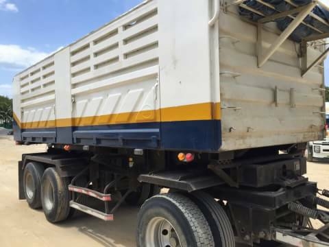 ขายรถบรรทุก 22 ล้อพ่วงแม่ลูกดัมพ์ ISUZU DECA 360 แรงม้าปี 2556 ลูกพ่วงสามมิตร 3 เพลา ราคา 2850000