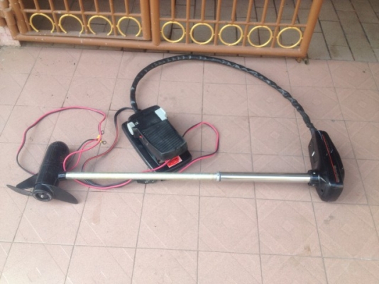 MOTOR GUIDE 12V 30 IBS เก่าญี่ปุ่นเเท้สภาพดีใช้งานได้ปกติ