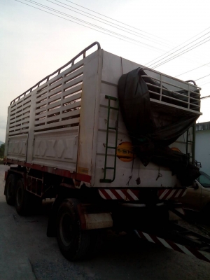 ขายดาวน์..22ล้อแม่ลูกดั้ม..360แรงMP1FXZ777DT001361... ต้นปี2557 ไมล์108681 โล กระบะดั้มคอกสูง บรรทุกขี้ยางแห้ง..