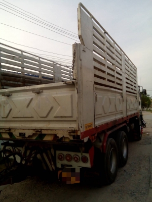 ขายดาวน์..22ล้อแม่ลูกดั้ม..360แรงMP1FXZ777DT001361... ต้นปี2557 ไมล์108681 โล กระบะดั้มคอกสูง บรรทุกขี้ยางแห้ง..