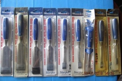 ขายสิ่วเมเปิ้ลเรคคอด 1ชุด9ตัวMade in England.งานเก่าเก็บหายากชุดใหญ่