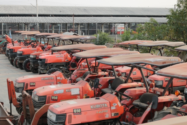 มากันอีกแล้วงานประมูลอุปกรณ์คูโบต้า และรถคูโบต้า