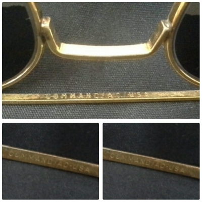แว่นตาเสืออากาศยุค 60s   COMMAND/AO/USA  บิ๊กไซซ์! หายาก!