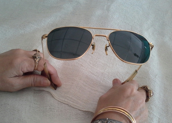 แว่นตาเสืออากาศยุค 60s   COMMAND/AO/USA  บิ๊กไซซ์! หายาก!