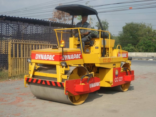 ขายรถบด DYNAPAC CC-21 ขนาด 8 ตัน สั่นสะเทือนแบบหยาบกับสั่นสะเทือนแบบละเอียด 2 เพลา เปลือกเดียว เอกสารเล่มทะเบียน ราคา 850000