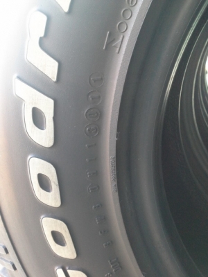 BF All USA. 265/75/16 ปลายปี11 สภาพสวยๆ 1ชุด