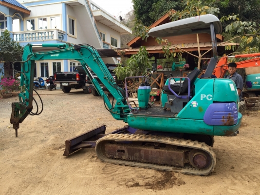 KOMATSU 20-7E < หัวกระแทก+บุ้งกี๊พร้อม > (มีVDOให้ชม)  คอลโทนนำ้มัน รถเก่านอกมีเอกสารพร้อม☎️ติดต่อ 085-5632278