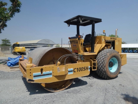 ขายรถบด BITELLI C100SH 10 ตันสั่นสะเทือน 2 เพลา เอกสารเล่มทะเบียน ราคา 800000