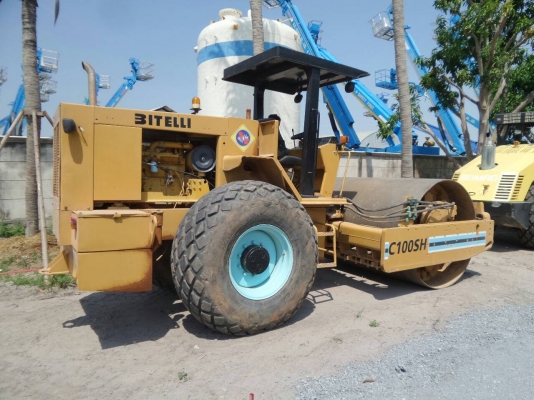 ขายรถบด BITELLI C100SH 10 ตันสั่นสะเทือน 2 เพลา เอกสารเล่มทะเบียน ราคา 800000