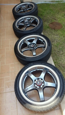 แม็กLenso17x7 4/100 ,114