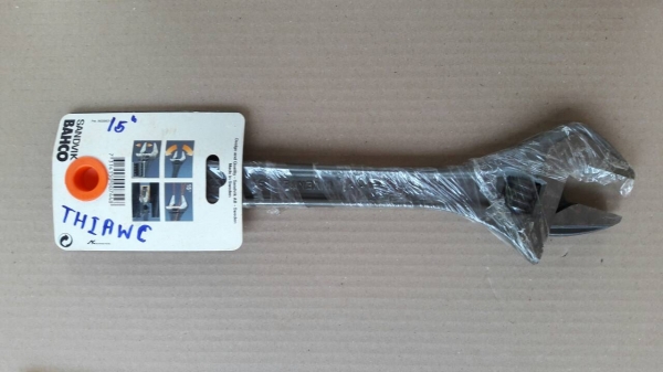 ขายประแจเลื่อน BAHCO 15" MADE IN SWEDEN.งานเก่าเก็บ