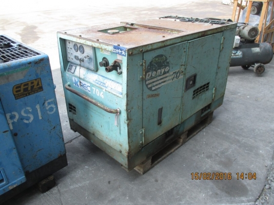 ปั๊มลมสนามDENYO70CFM(2,100ลิตรต่อนาที)เก่าญี่ปุ่น