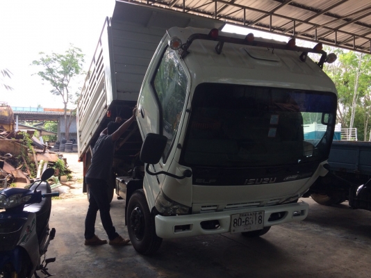 6ล้อดั้ม 130แรง ISUZU NPR..รถปี50 รถสวย ใช้น้อย รถบรรทุกการเกษตร..เล่มพร้อม