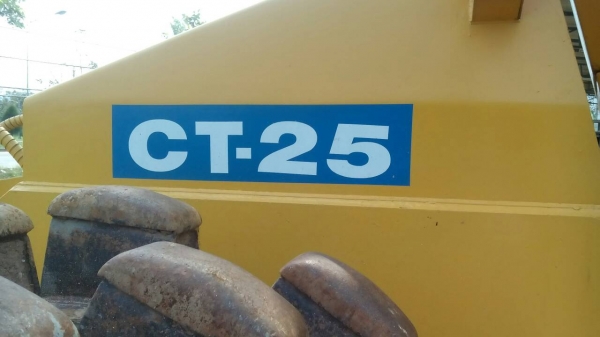 รถบดล้อหนาม 4 ล้อ DYNAPAC CT-25 เอกสารเล่มทะเบียน 2 เพลา เลี้ยวเอวอ่อน ราคา 1550000