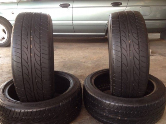 ขายยาง dunlop LM703 205 45 17 ปี13 ดอกยางหนา90\%อีกคู่75\%สภาพสวย ไม่บวมมี ปะยัดไหม1เส้น ไม่มีแตกลายงา 1ชุด4เส้น ราคา3200บาท รับประกันยางทุกเส้นยินดีคืนเงิน โทร0924462525โส กทม