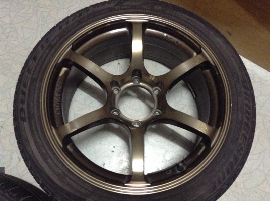 แม็กRgzขอบ18นิ้วกว้าง8นิ้วพร้อมยาง225/45/18มีแค่คู่เดียวนะครับ