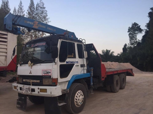 ขายรถเทรนเลอร์ติดเครน3ตันTADANoไม่เอาเครนลดได้ เฉินหลงFN527 รถพร้อมใช้งาน