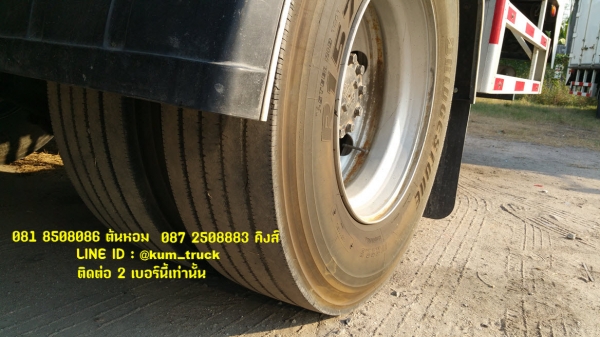 HIno 500 ปี56 ตู้ปีกนกเชือกดึง ยาว7.5เมตร วิ่งไปแค่ 100,000 โล สภาพยาง