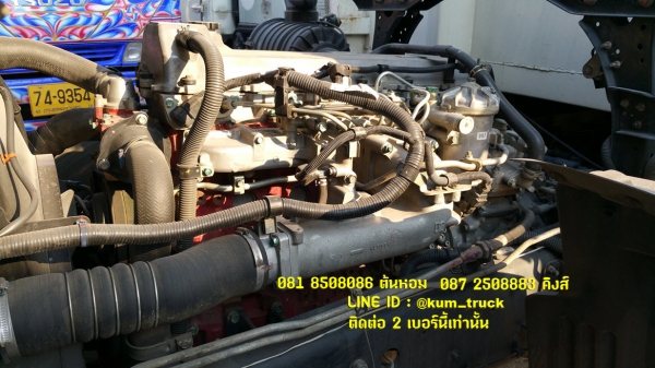 HIno 500 ปี56 ตู้ปีกนกเชือกดึง ยาว7.5เมตร วิ่งไปแค่ 100,000 โล สภาพยาง