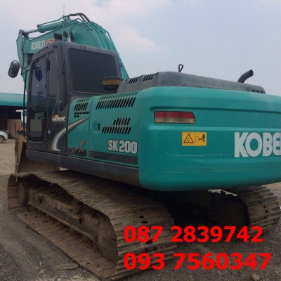 ขายรถแบคโฮ Kobelco sk200-8 yn12-t 624x =9,9XX ชม.