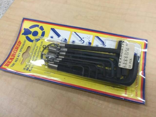 ขายหกเหลี่ยม BEAR GRIP Made in Holland.เบอร์มิลและเบอร์หุน